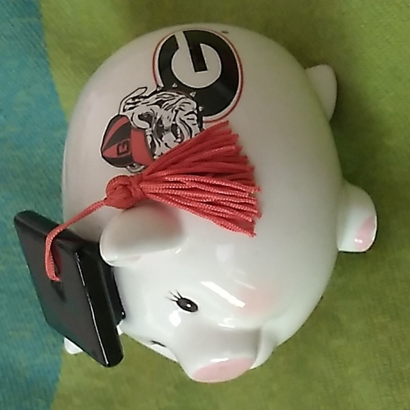 University of Georgia Bulldogs College Fund Piggy Bank - Picture 1 of 8